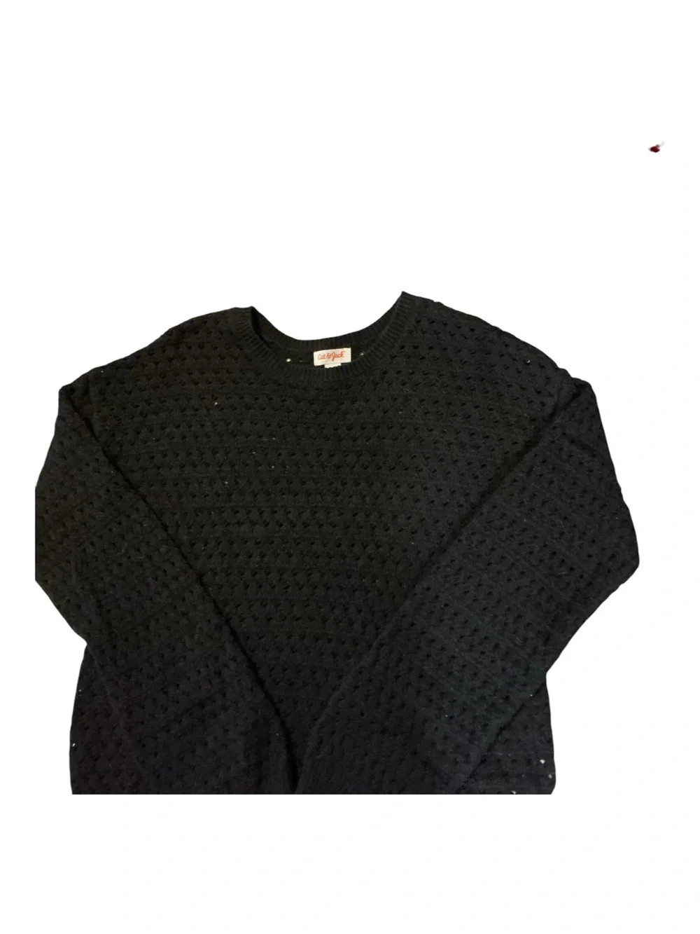 Unbranded Men's Black Knit Crewneck Sweater